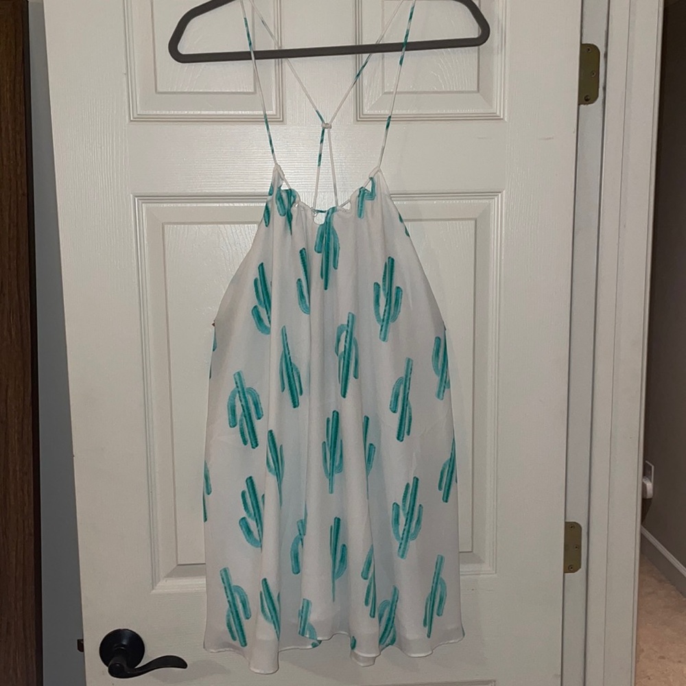 White Cactus Dress